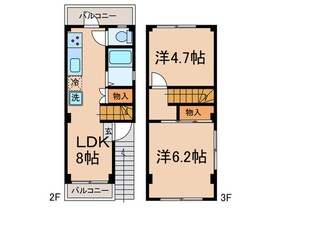 谷内マンションの物件間取画像